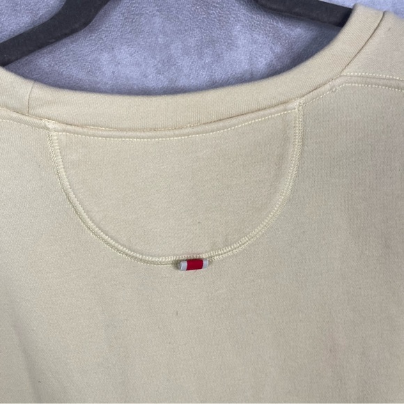 Tracksmith Trackhouse Midweight Crew Sweatshirt In Straw Yellow Women's Sz L - Picture 6 of 8